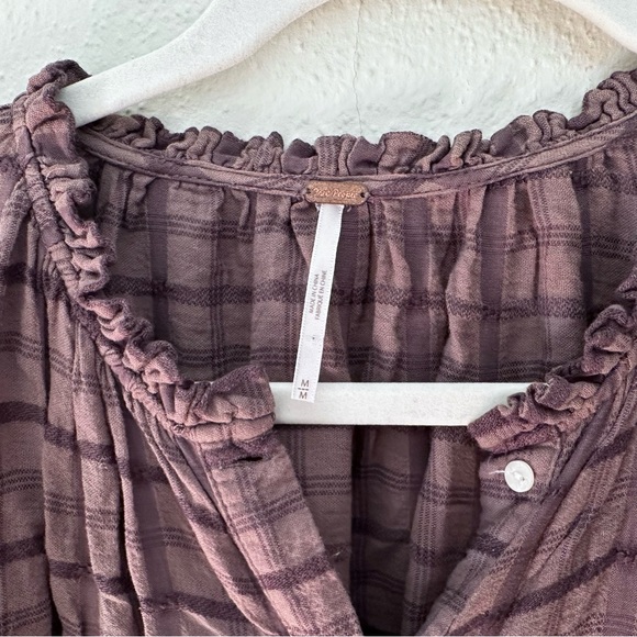 Free People Eddie plaid shirt dress - Picture 4 of 8